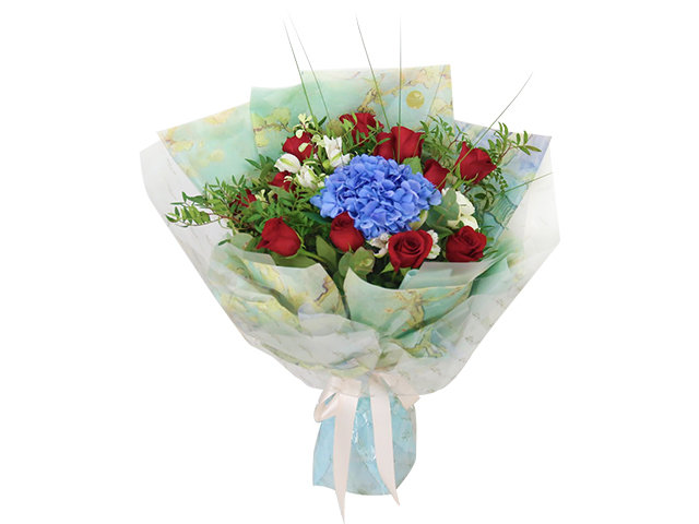 Florist Flower Bouquet - Van Gogh Art Concept Valentine's Day Limited Edition Flower Bouquet VG04 - BV2S0119A1 Photo