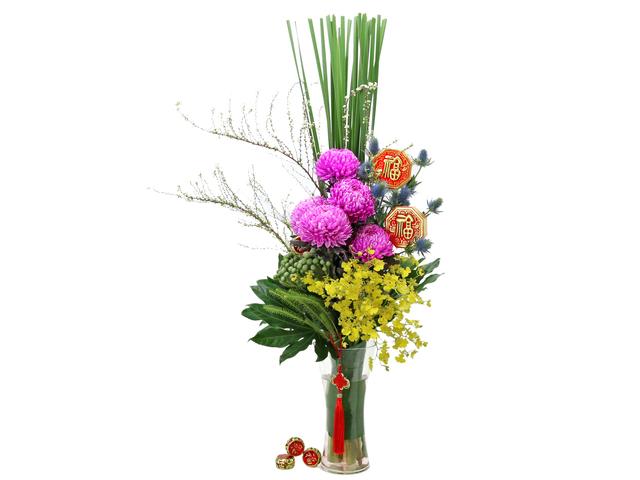 Florist Flower in Vase - CNY Florist Deco CL08 - L76604672 Photo