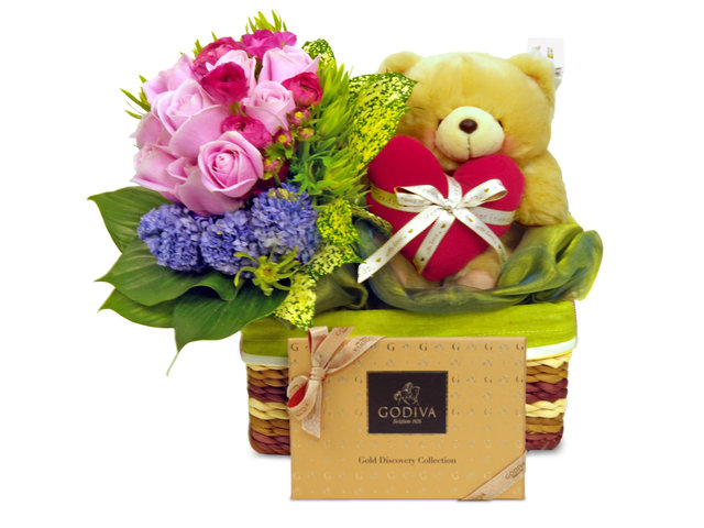 Florist Gift Set - Three Times the Charm (Y) /Birthday Gift 15 - P4387 Photo