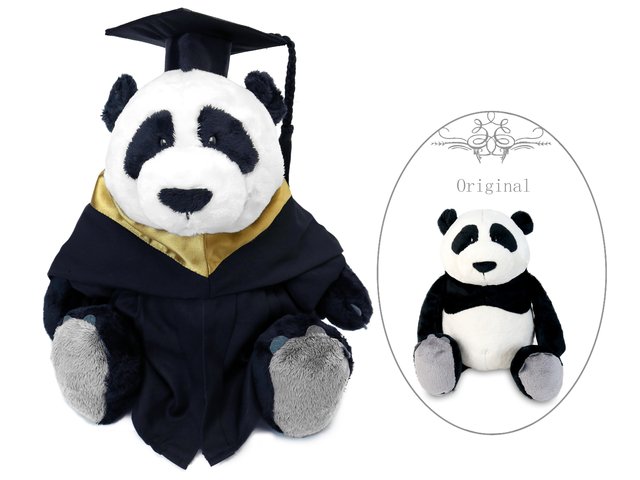 Florist Gift - Nici Graduation Doll - Panda - GTB0115A1 Photo