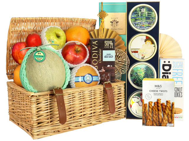 Mid-Autumn Gift Hamper - Mid Autumn Reign Mooncake Garden Style Fruit Hamper MR08 - 2MR0719A8 Photo