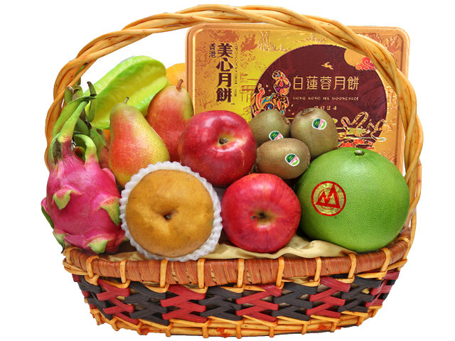 中秋果篮Hamper - 中秋美心月饼优质实惠果篮 FH188 - L140534 Photo